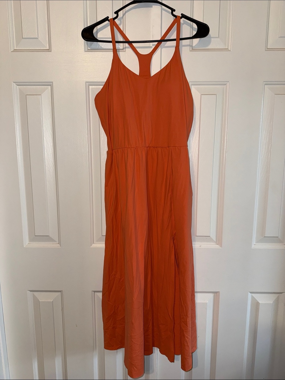 HALARA Orange Racerback Maxi Dress